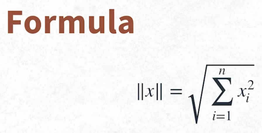 Standard Euclidean Distance Formula
